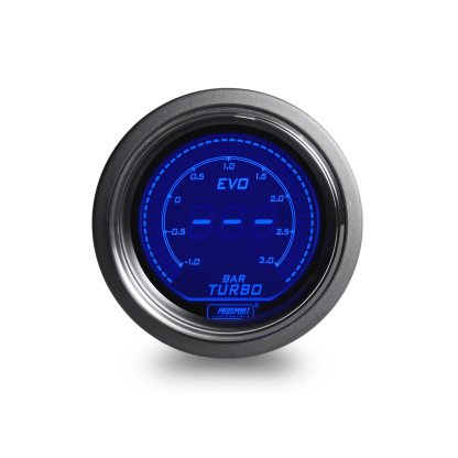 PROSPORT Performance přídavný budík řady EVO, měřená hodnota: tlak turba