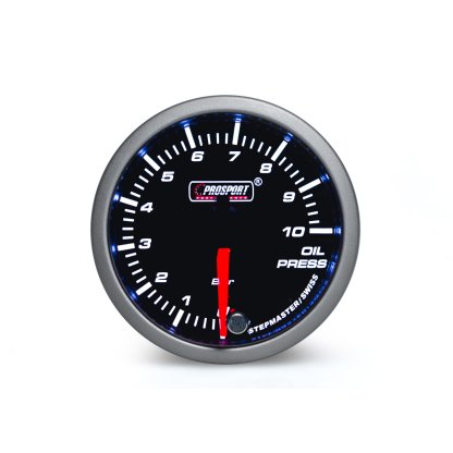 PROSPORT Performance přídavný budík řady Premium, měřená hodnota: tlak oleje
