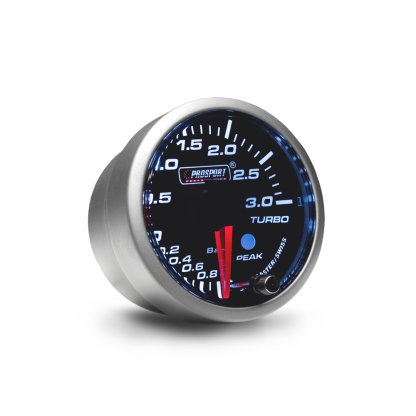 PROSPORT Performance přídavný budík řady Premium, měřená hodnota: tlak turba do 3 bar
