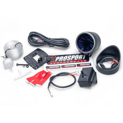 PROSPORT Performance přídavný budík řady Premium, měřená hodnota: tlak turba do 3 bar