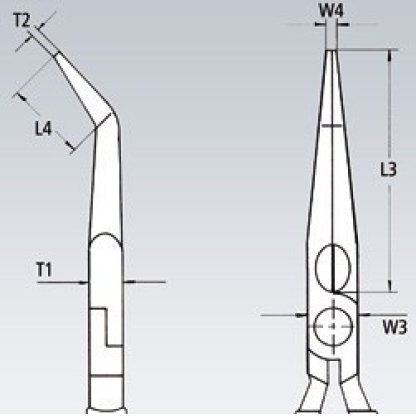 Půlkulaté kleště s břity 160 mm - 2521160
