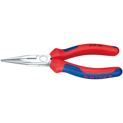 Půlkulaté kleště s břity chromované 140 mm - 2505140
