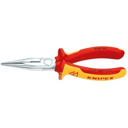 Půlkulaté kleště s břity chromované 160 mm - 2506160