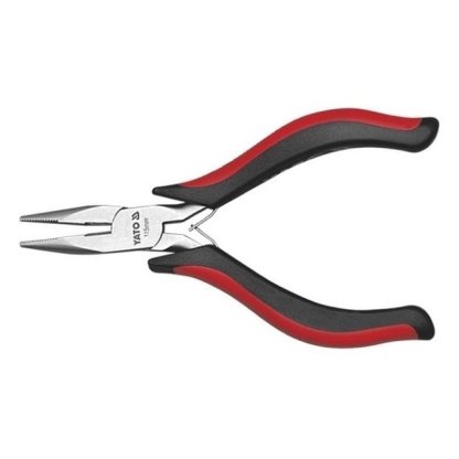Půlkulaté rovné kleště mini - prodloužené 115 mm - YT-2083