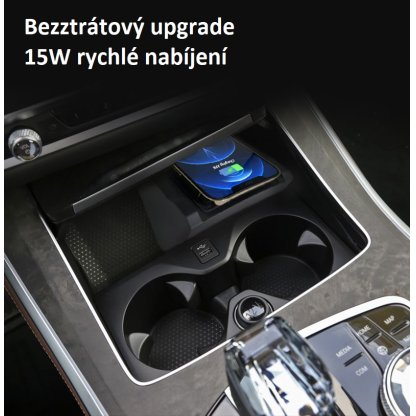 Qi indukční nabíječka telefonů BMW X5, X6 (G05/G06)