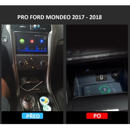 Qi indukční nabíječka telefonů Ford Mondeo IV 2018-2021