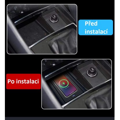 Qi indukční nabíječka telefonů Škoda Kodiaq 2018-2021
