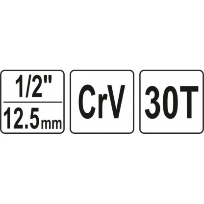 Ráčna 1/2" 125 mm na radiátory - YT-03315