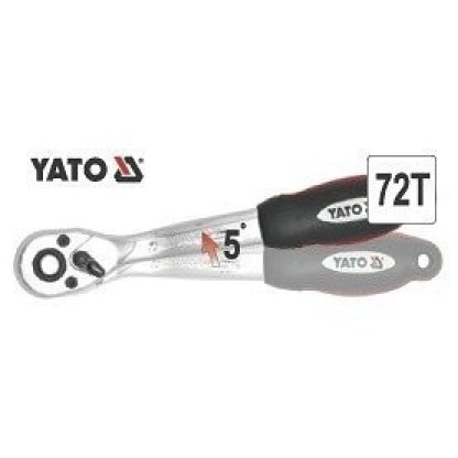 Ráčna 1/4" 145 mm vyhnutá - YT-0316