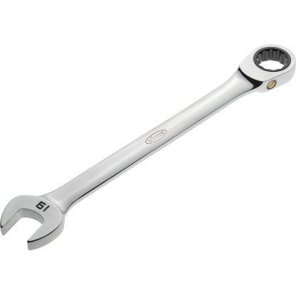 Ráčnový očkoplochý klíč, SW 19 mm, dlouhé provedení VIGOR V1030
