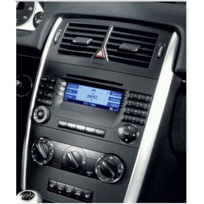 Redukce pro 9" autorádio VW Crafter, Mercedes "A" "B" 2005-, Sprinter