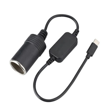 Redukce s měničem napětí USB-C/CL zásuvka - 5V/12V, 1A