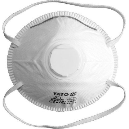 Respirátory FFP1 s ventilem 3 ks YT-7486