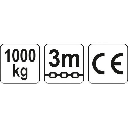 Řetězový kladkostroj 1t - YT-58951