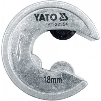 Řezač na trubky PVC, hliník, měď 18 mm YT-22354