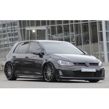 Rieger blatník pro extrémní snížení pro Volkswagen Golf 7 vč. GTD, GTI, GTI Clubsport, R 3-dvéř., 5-dvéř. před faceliftem, 02/16-, 04/13-12/16, 06/13-12/16, 10/12-12/16, 12/13-12/16, plast ABS bez povrchové úpravy, mont. strana levá