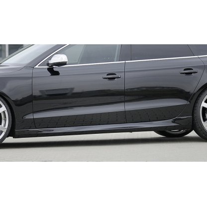 Rieger boční práh mont. strana levá pro Audi A5 S5 B8, B81 Sportback vč. faceliftu, r.v. 06/07-07/11, 10/11-06/16, plast ABS bez povrchové úpravy