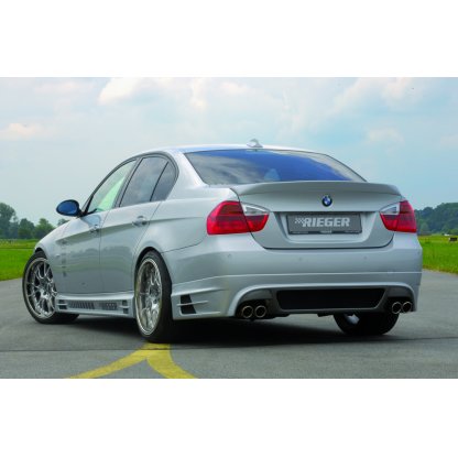 Rieger boční práh mont. strana levá pro BMW řada 3 E90, E91 sedan, touring vč. faceliftu, r.v. 03/05-08/08, 08/05-08/08, 09/08-, plast ABS bez povrchové úpravy, s prolisem, s prolisem a dvěma výřezy
