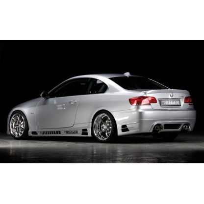 Rieger boční práh mont. strana levá pro BMW řada 3 E92, E93 kabriolet, kupé vč. faceliftu, r.v. 03/07-02/10, 03/10-, 09/06-02/10, plast ABS bez povrchové úpravy, s prolisem, s prolisem a dvěma výřezy