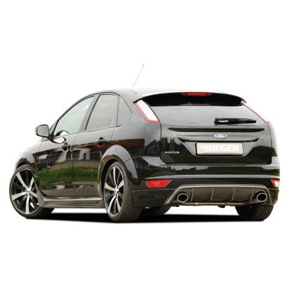 Rieger boční práh mont. strana levá pro Ford Focus 2 vč. ST 5-dvéř. vč. faceliftu, r.v. 02/08-01/11, 07/04-01/08, 10/05-01/08, plast ABS s povrchovou úpravou Carbon-Look, s prolisem a výřezem
