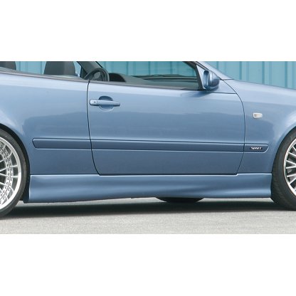 Rieger boční práh mont. strana levá pro Mercedes CLK W208 kabriolet, kupé, plast ABS bez povrchové úpravy