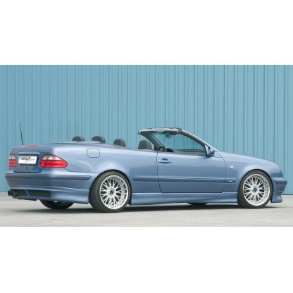 Rieger boční práh mont. strana levá pro Mercedes CLK W208 kabriolet, kupé, plast ABS bez povrchové úpravy