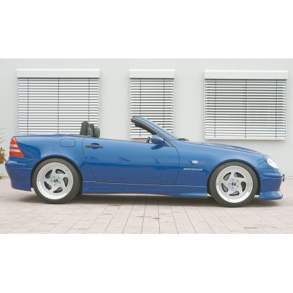 Rieger boční práh mont. strana levá pro Mercedes SLK R170 roadster, r.v. 01/01-, 09/96-12/00, plast ABS bez povrchové úpravy