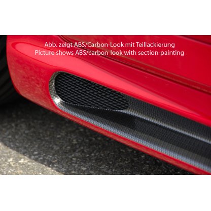 Rieger boční práh mont. strana levá pro Opel Astra H GTC, Twin-Top 3-dvéř., kabriolet, plast ABS s povrchovou úpravou Carbon-Look, s prolisem a výřezem