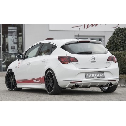 Rieger boční práh mont. strana levá pro Opel Astra J 5-dvéř., hatchback, sedan/notchback, sports tourer vč. faceliftu, r.v. 10/12-, 11/08-09/12, plast ABS bez povrchové úpravy