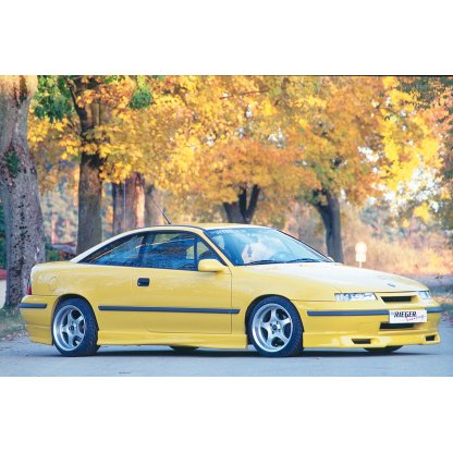 Rieger boční práh mont. strana levá pro Opel Calibra A 3-dvéř., r.v. 03/90-, plast ABS bez povrchové úpravy, "flat version" (155 mm, 15/16 palců)