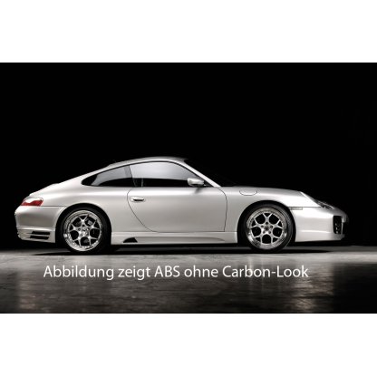 Rieger boční práh mont. strana levá pro Porsche 911 Typ 996 kabriolet, kupé, r.v. 09/97-08/05, plast ABS bez povrchové úpravy, s prolisem a výřezem