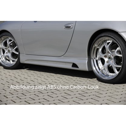 Rieger boční práh mont. strana levá pro Porsche 911 Typ 996 kabriolet, kupé, r.v. 09/97-08/05, plast ABS bez povrchové úpravy, s prolisem a výřezem