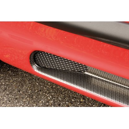 Rieger boční práh mont. strana levá pro Seat Cordoba 6K, C sedan, r.v. 96-99, plast ABS s povrchovou úpravou Carbon-Look, s prolisem a výřezem