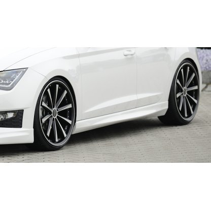Rieger boční práh mont. strana levá pro Seat Leon 5F 5-dvéř., 5-dvéř. (ST/Combi), r.v. 10/12-, plast ABS bez povrchové úpravy