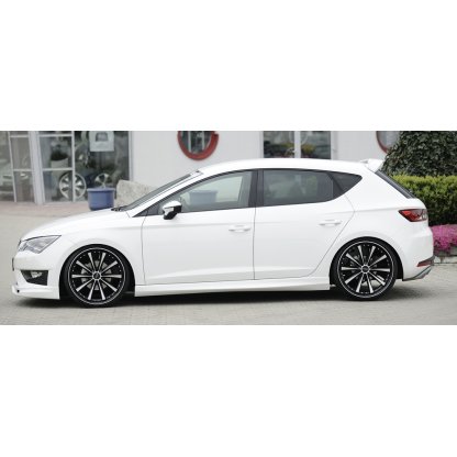 Rieger boční práh mont. strana levá pro Seat Leon 5F 5-dvéř., 5-dvéř. (ST/Combi), r.v. 10/12-, plast ABS bez povrchové úpravy