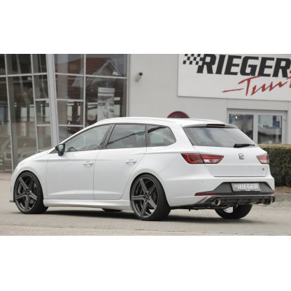 Rieger boční práh mont. strana levá pro Seat Leon 5F 5-dvéř., 5-dvéř. (ST/Combi), r.v. 10/12-, plast ABS bez povrchové úpravy