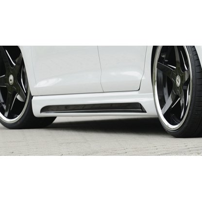 Rieger boční práh mont. strana levá pro Seat Leon FR 5F 5-dvéř., 5-dvéř. (ST/Combi), r.v. 01/13-, plast ABS s povrchovou úpravou Carbon-Look, s prolisem a výřezem