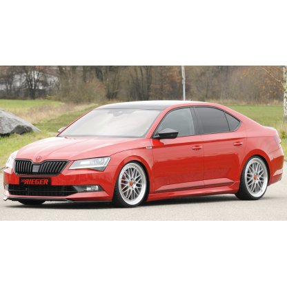 Rieger boční práh mont. strana levá pro Škoda Superb III 3T, 3V combi, sedan vč. faceliftu, r.v. 03/15-10/18, 11/18-, plast ABS bez povrchové úpravy
