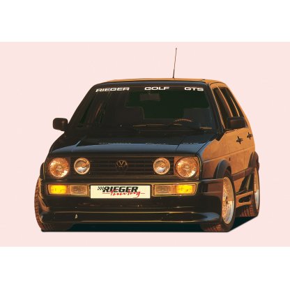 Rieger boční práh mont. strana levá pro Volkswagen Golf 2, r.v. 83-91, GFK (laminát), GTS