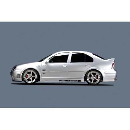 Rieger boční práh mont. strana levá pro Volkswagen Golf 4 1J 3-dvéř., 5-dvéř., combi, r.v. 10/97-03, plast ABS bez povrchové úpravy, s prolisem a výřezem