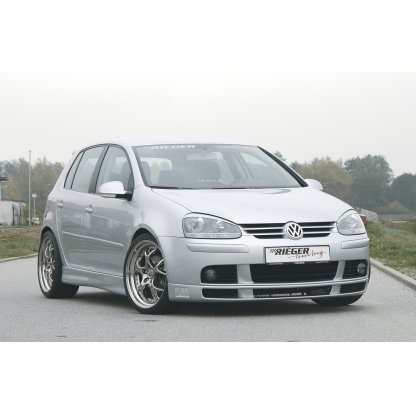 Rieger boční práh mont. strana levá pro Volkswagen Golf 5 1K 3-dvéř., 5-dvéř., plast ABS bez povrchové úpravy