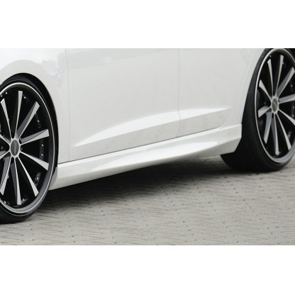 Rieger boční práh mont. strana levá pro Volkswagen Golf 7 vč. GTD, GTI, R 3-dvéř., 5-dvéř., r.v. 04/13-, 06/13-, 10/12-, 12/13-, plast ABS bez povrchové úpravy