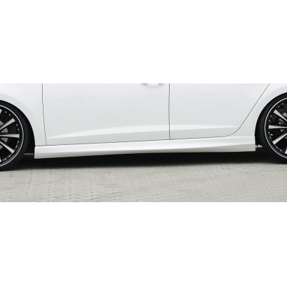Rieger boční práh mont. strana levá pro Volkswagen Golf 7 vč. GTD, GTI, R 3-dvéř., 5-dvéř., r.v. 04/13-, 06/13-, 10/12-, 12/13-, plast ABS bez povrchové úpravy