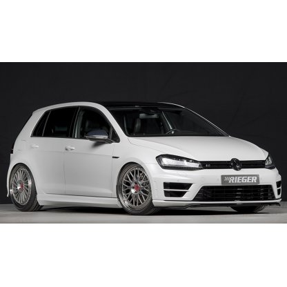 Rieger boční práh mont. strana levá pro Volkswagen Golf 7 vč. GTD, GTI, R 3-dvéř., 5-dvéř., r.v. 04/13-, 06/13-, 10/12-, 12/13-, plast ABS bez povrchové úpravy