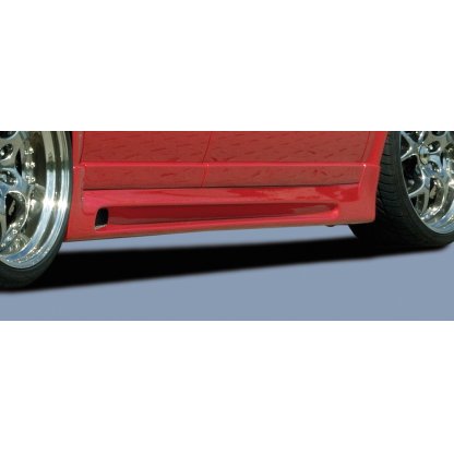Rieger boční práh mont. strana levá pro Volkswagen Passat 3B, 3BG combi, sedan, plast ABS bez povrchové úpravy, s prolisem a výřezem