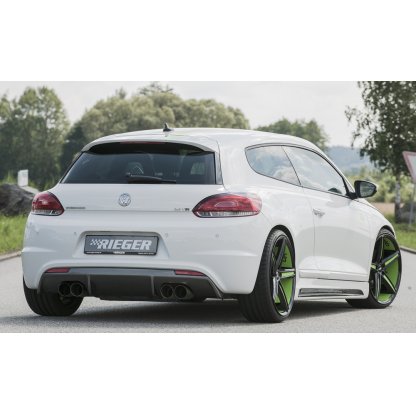 Rieger boční práh mont. strana levá pro Volkswagen Scirocco 3 13 2-dvéř., r.v. 08/08-, plast ABS s povrchovou úpravou Carbon-Look, s prolisem a výřezem