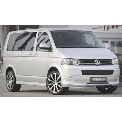 Rieger boční práh mont. strana levá pro Volkswagen T5 bus vč. faceliftu, r.v. 04/03-08/09, 09/09-, plast ABS bez povrchové úpravy