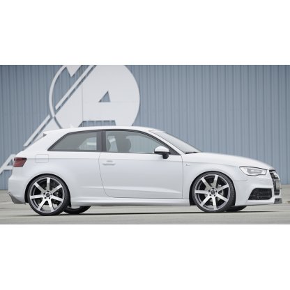 Rieger boční práh mont. strana pravá pro Audi A3 8V 5-dvéř. (sedan 8VS), 5-dvéř. (sportback 8VA) vč. faceliftu, r.v. 07/12-08/16, 09/16-, plast ABS bez povrchové úpravy