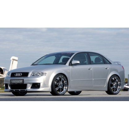 Rieger boční práh mont. strana pravá pro Audi A4 8E avant, sedan po faceliftu, r.v. 11/00-10/04, 11/04-, plast ABS bez povrchové úpravy