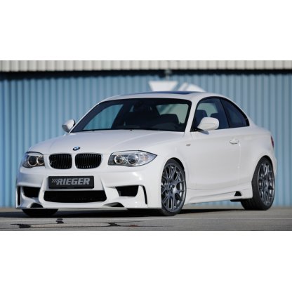 Rieger boční práh mont. strana pravá pro BMW řada 1 E81, E82, E88 2-dvéř., kabriolet, kupé, sedan, r.v. 09/04-08/11, 10/07-, plast ABS bez povrchové úpravy, s prolisem a výřezem
